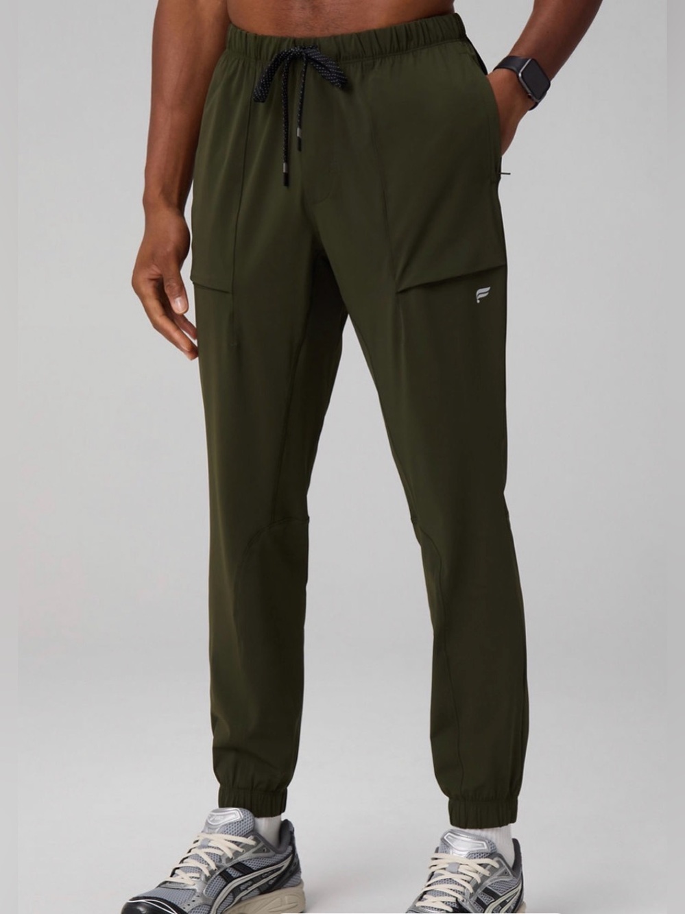 Fabletics The One Jogger Olive Green Men's Performance Joggers Sizr XL Tall
